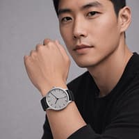 Human wearing watch